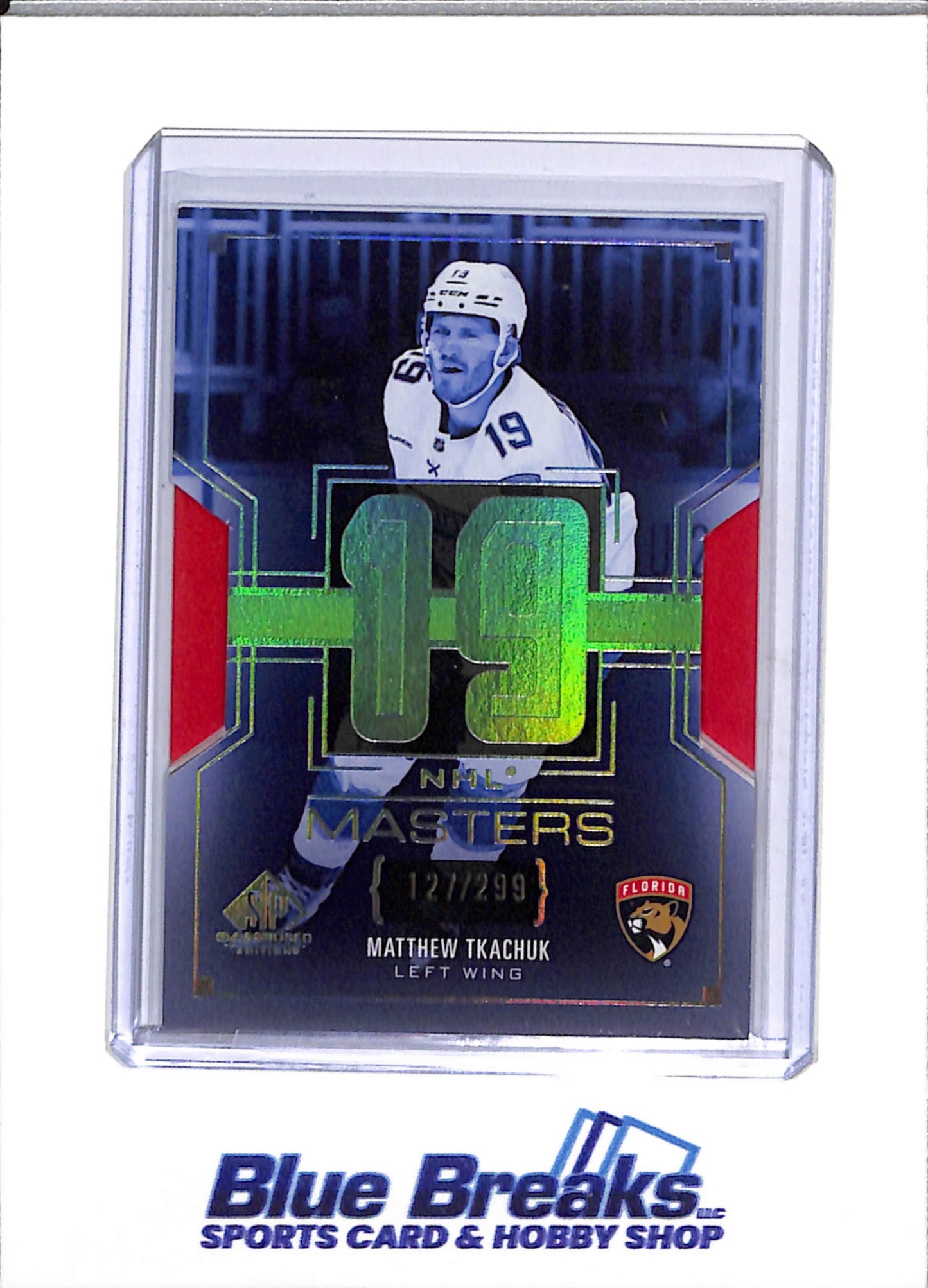 2025-26 Upper Deck - Masters - Game Used - Matthew Tkachuk - 127/299 - #NM-12 - Ice Hockey - Panthers - drop