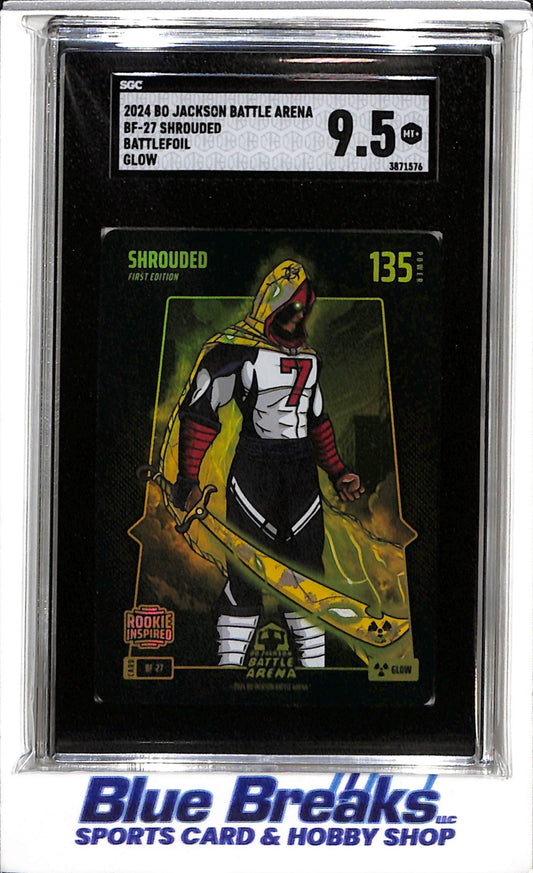 2024 Bo Jackson - Battle Arena - Battlefoil - Glow - Shrouded - SGC9.5 - #BF-27 - Baseball - Angels
