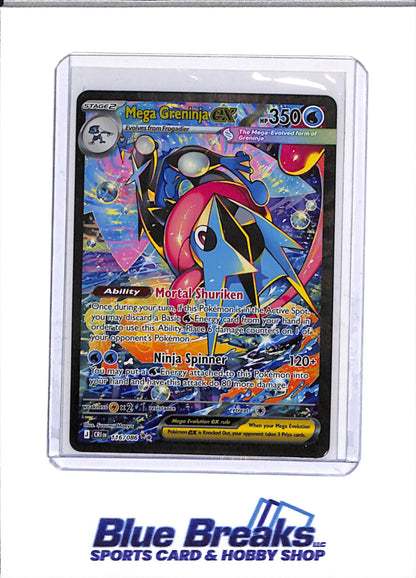 2026 Pokemon - Chaos Rising - Illustration Rare Foil - Mega Greninja ex - #116/086 - drop