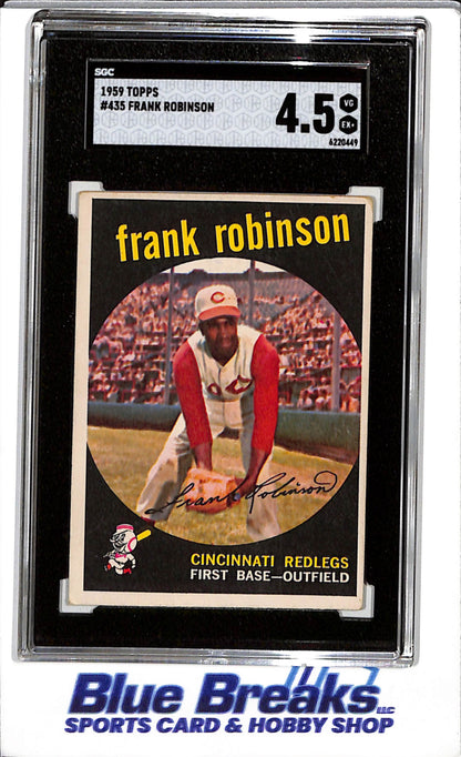 1959 Topps - Frank Robinson - SGC4.5 - #435 - Baseball - Reds - drop