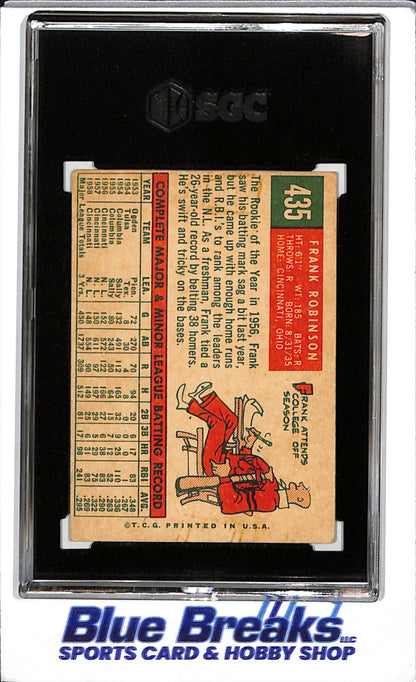 1959 Topps - Frank Robinson - SGC4.5 - #435 - Baseball - Reds - drop