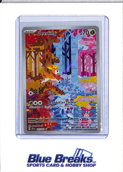 2024 Pokemon - Temporal Forces - Special Illustration Holo - Deerling - #165/162 - drop