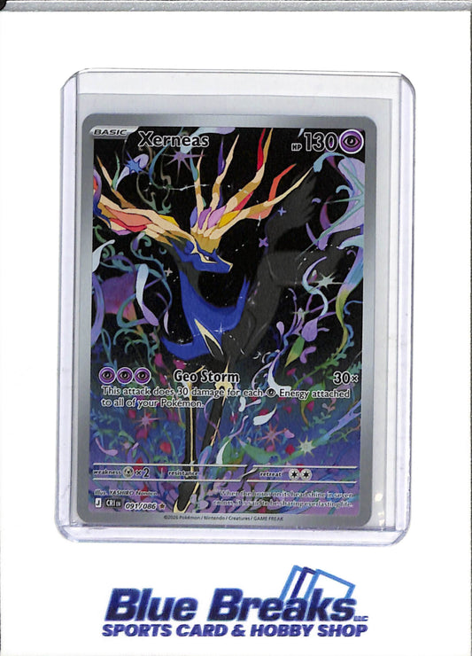 2026 Pokémon - Choas Rising - Illustration Rare Holo - Xerneas - #091/086