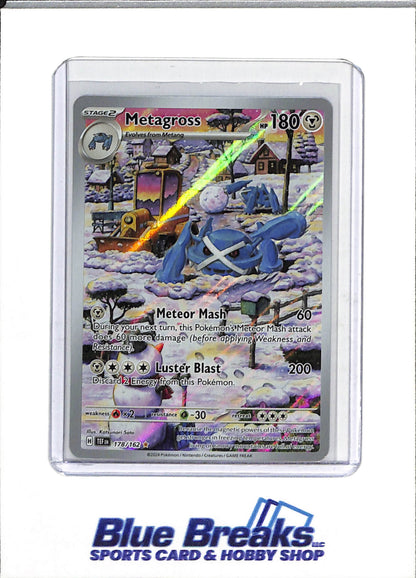 2024 Pokemon - Temporal Forces - Illustration Rare Holo - Metagross - #178/162