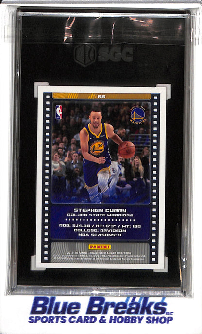 2019-20 Panini - Sticker & Card Col. - Red - Stephen Curry - SGC7 - 124/199 - #66 - Basketball - Warriors - drop