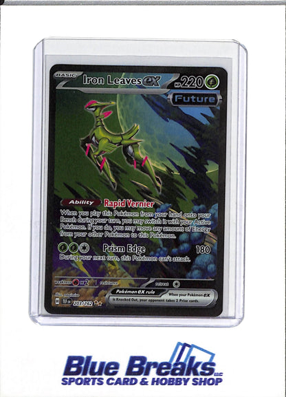 2024 Pokémon - Temporal Forces - Illustration Rare Foil - Iron Leaves ex - #203/162
