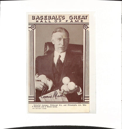 1948 Exhibit - Baseball Hall of Fame - Connie Mack - Immortal Manager - Baseball - Athletics - Pirates