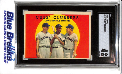 1959 Topps - Cubs Clubbers - SGC4 - #147 - Baseball - Cubs - drop