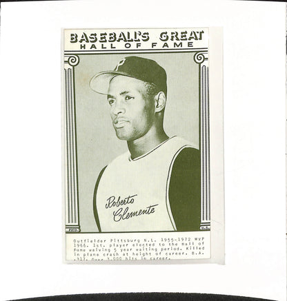 1977 Baseball's Great Hall of Fame - Roberto Clemente