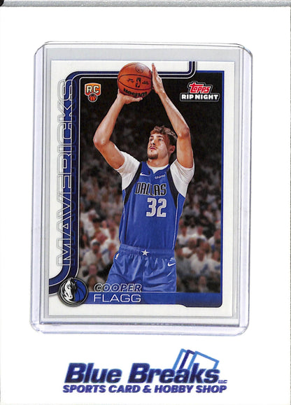 2025 Topps - RIP Night - Rookie Card - Cooper Flagg - #BK21 - Basketball - Mavericks - drop
