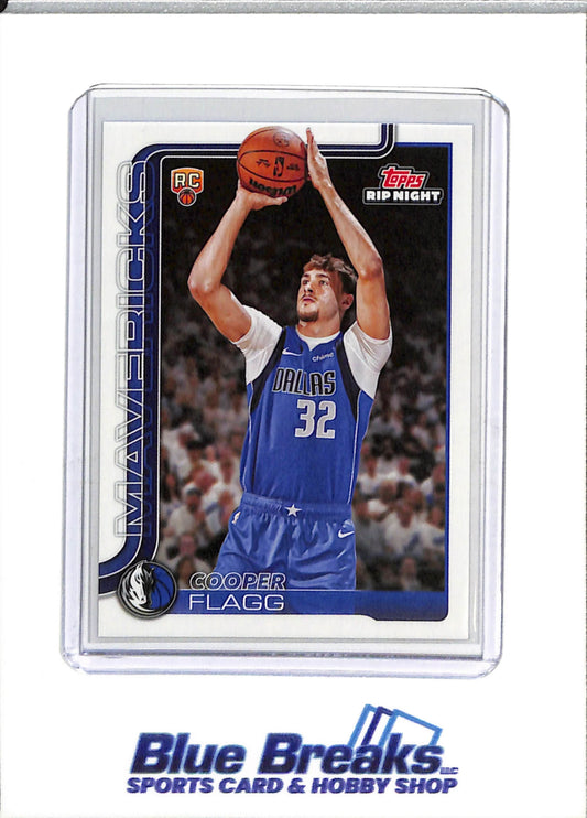 2025 Topps - RIP Night - Rookie Card - Cooper Flagg - #BK21 - Basketball - Mavericks - drop