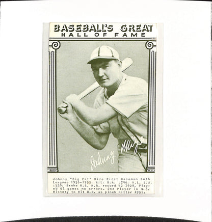 Baseball's Great Hall of Fame - Johnny Mize - Big Cat