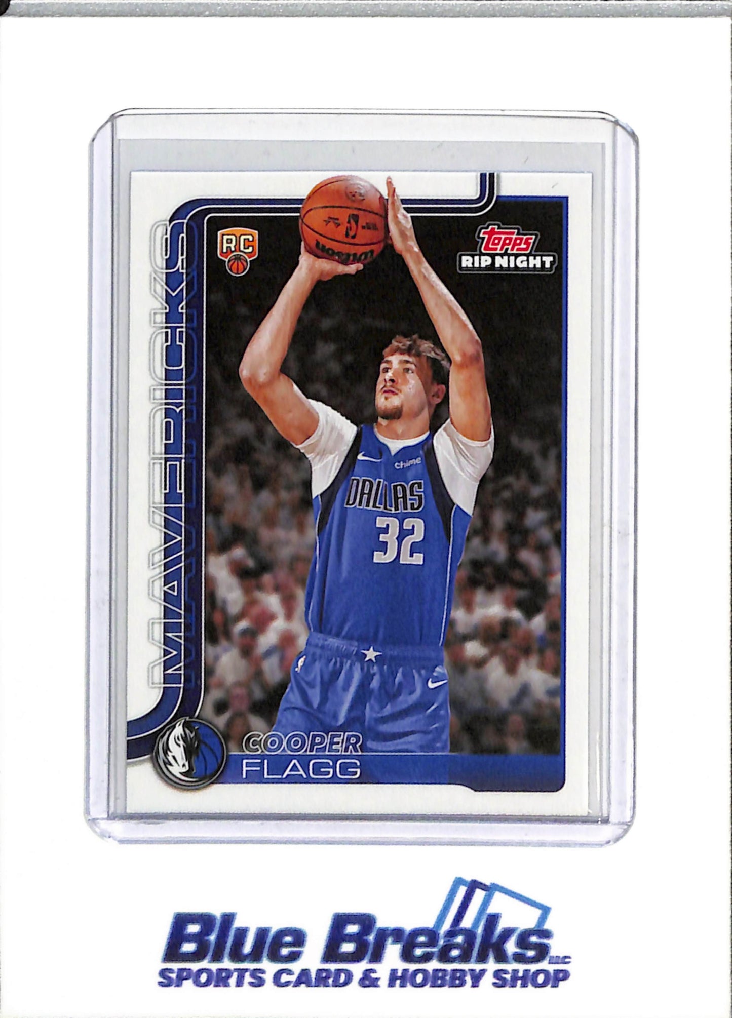2025 Topps - RIP Night - Rookie Card - Cooper Flagg - #BK21 - Basketball - Mavericks - drop