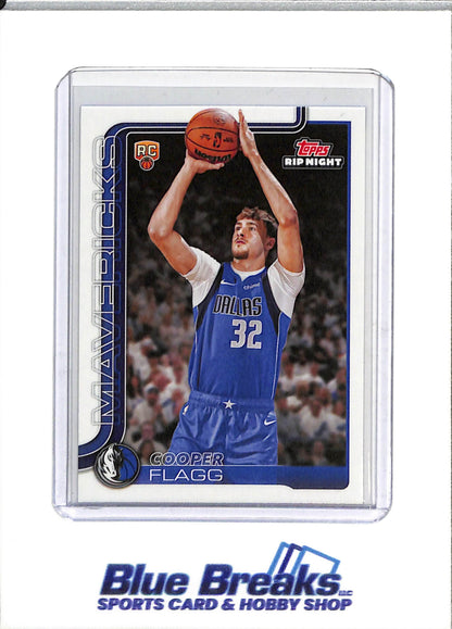 2025 Topps - RIP Night - Rookie Card - Cooper Flagg - #BK21 - Basketball - Mavericks - drop
