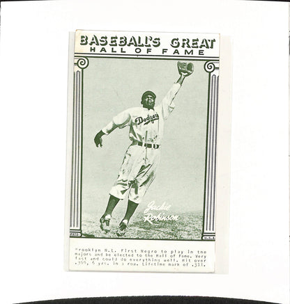 Baseball's Great Hall of Fame - Jackie Robinson - Baseball - Dodgers
