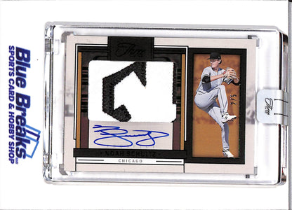 2024 - Panini - Three and Two - Prospect - Green Relic Auto - Noah Schultz - 2/5 - #PJA-NS - Baseball - White Sox - drop