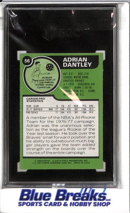 1977-78 Topps - Adrian Dantley - SGC7 - #56 - Basketball - Clippers - drop