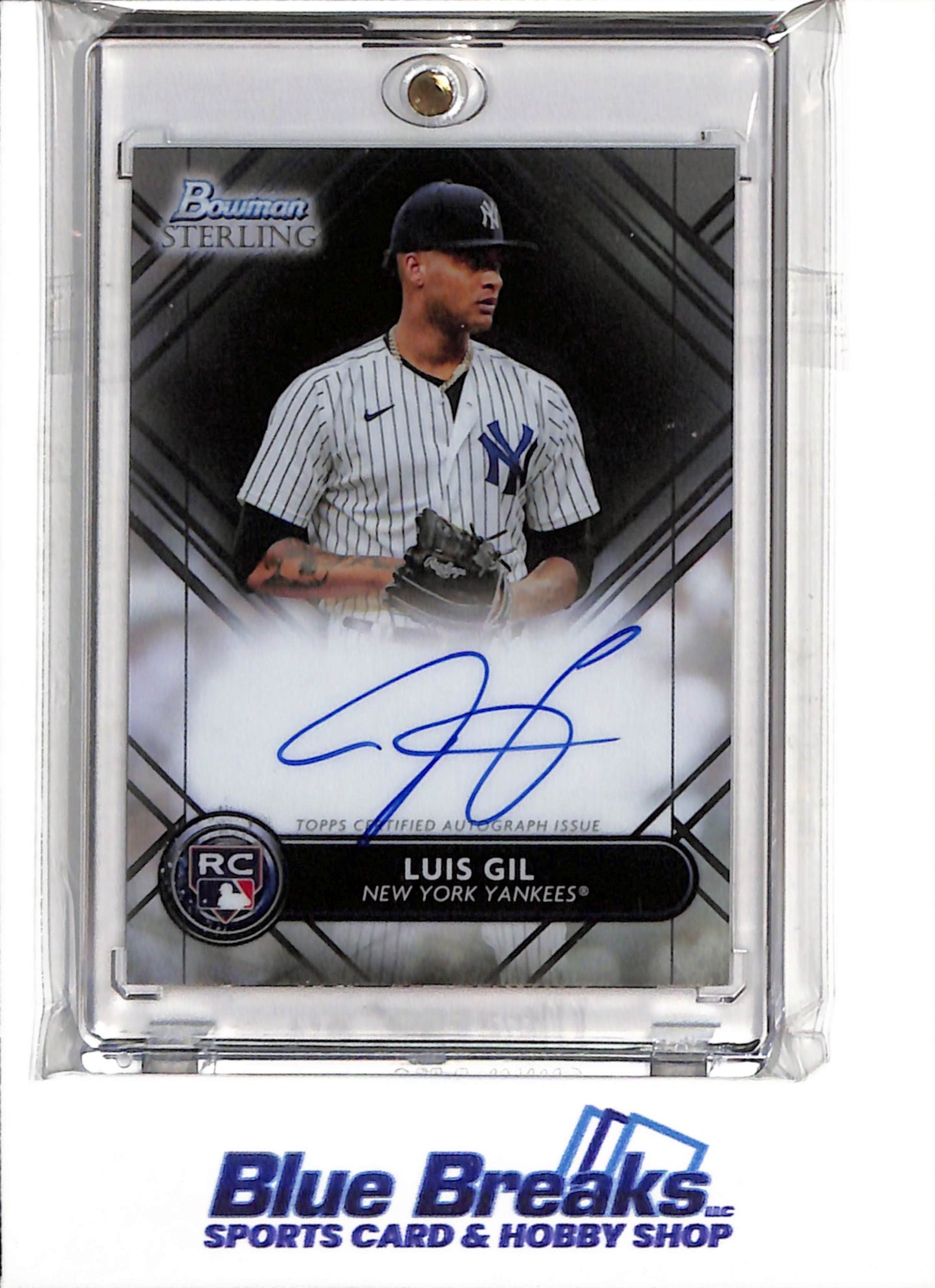 2022 Topps - Bowman Sterling - Rookie Card - Auto - Luis Gil - #RA-LG - Baseball - Yankees - drop