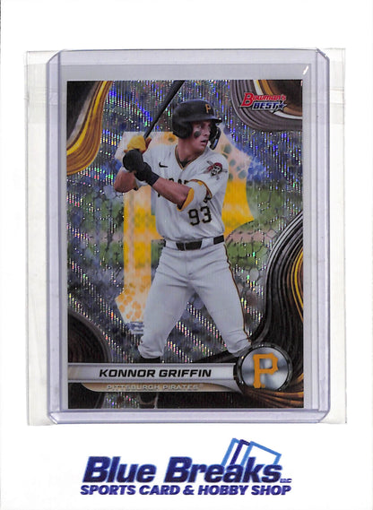 2024 Topps - Bowman's Best - Konnor Griffin - #TP-25 - Baseball - Pirates - drop