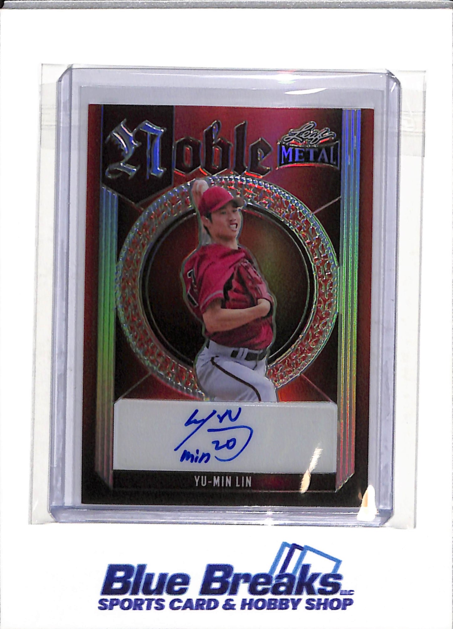 2023 Leaf - Metal - Noble - Yu-Min Lin - 3/4 - #N-YML - Baseball - Diamondbacks - drop