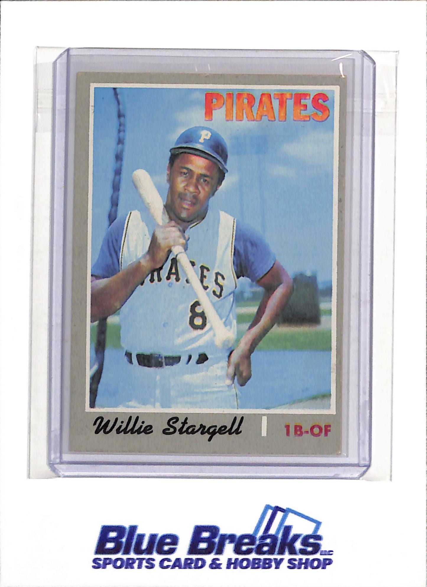 1970 Topps - Willie Stargell - #470 - Baseball - Pirates - drop