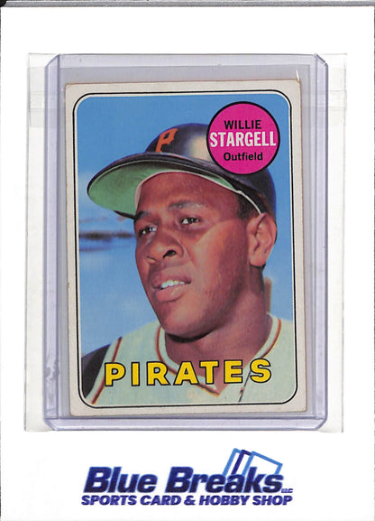 1969 Topps - Willie Stargell - #545 - Baseball - Pirates - drop