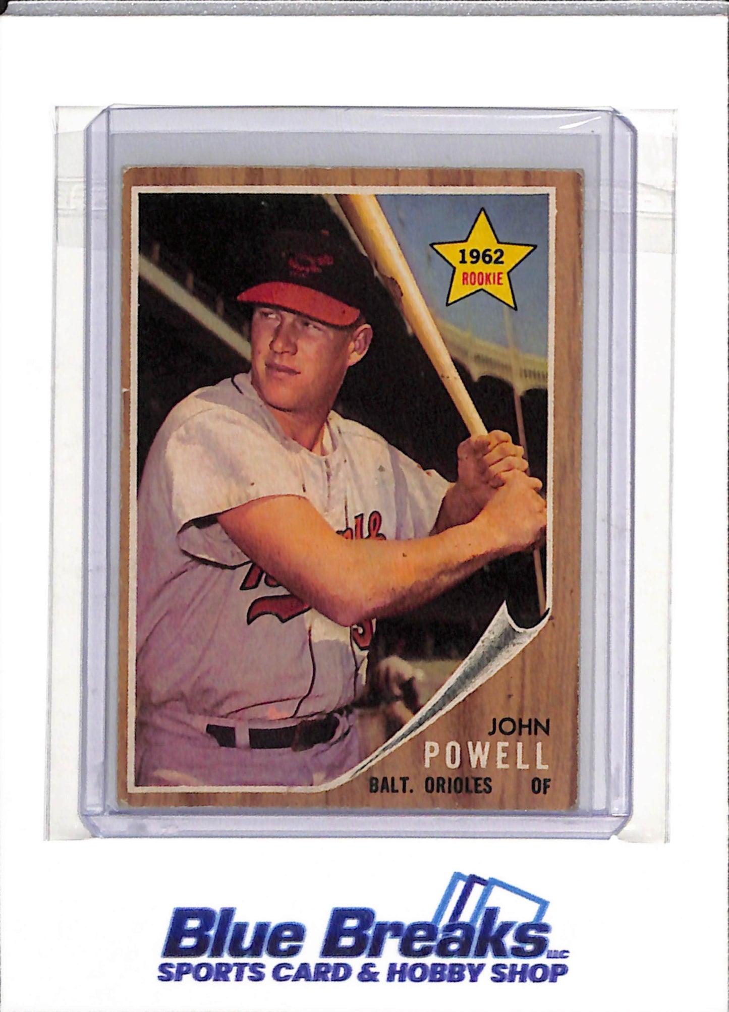 1962 Topps - Rookie - John Powell - #99 - Baseball - Orioles - drop