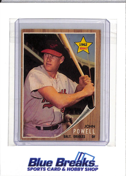 1962 Topps - Rookie - John Powell - #99 - Baseball - Orioles - drop
