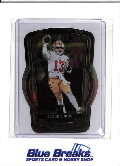 2022 Panini - Prizm Select - Rookie Card - Die Cut - Brock Purdy - #213 - Football - 49ers - drop
