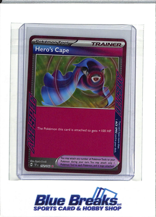 2024 Pokemon - Temporal Forces - Foil - Hero's Cape - #152/162 - drop