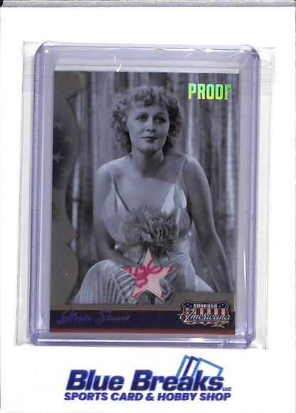 2008 Donruss - Americana - Proof - Gloria Stuart - 002/100 - #184 - drop