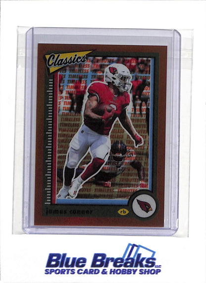 2022 Panini - Classics - James Conner - 01/10 - #3 - Football - Cardinals - drop