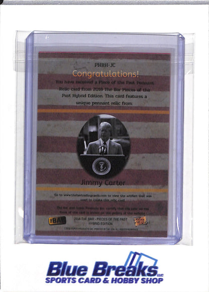 2018 The Bar - Pieces of the Past - Pennant Relics - Jimmy Carter - #PNRH-JC - drop