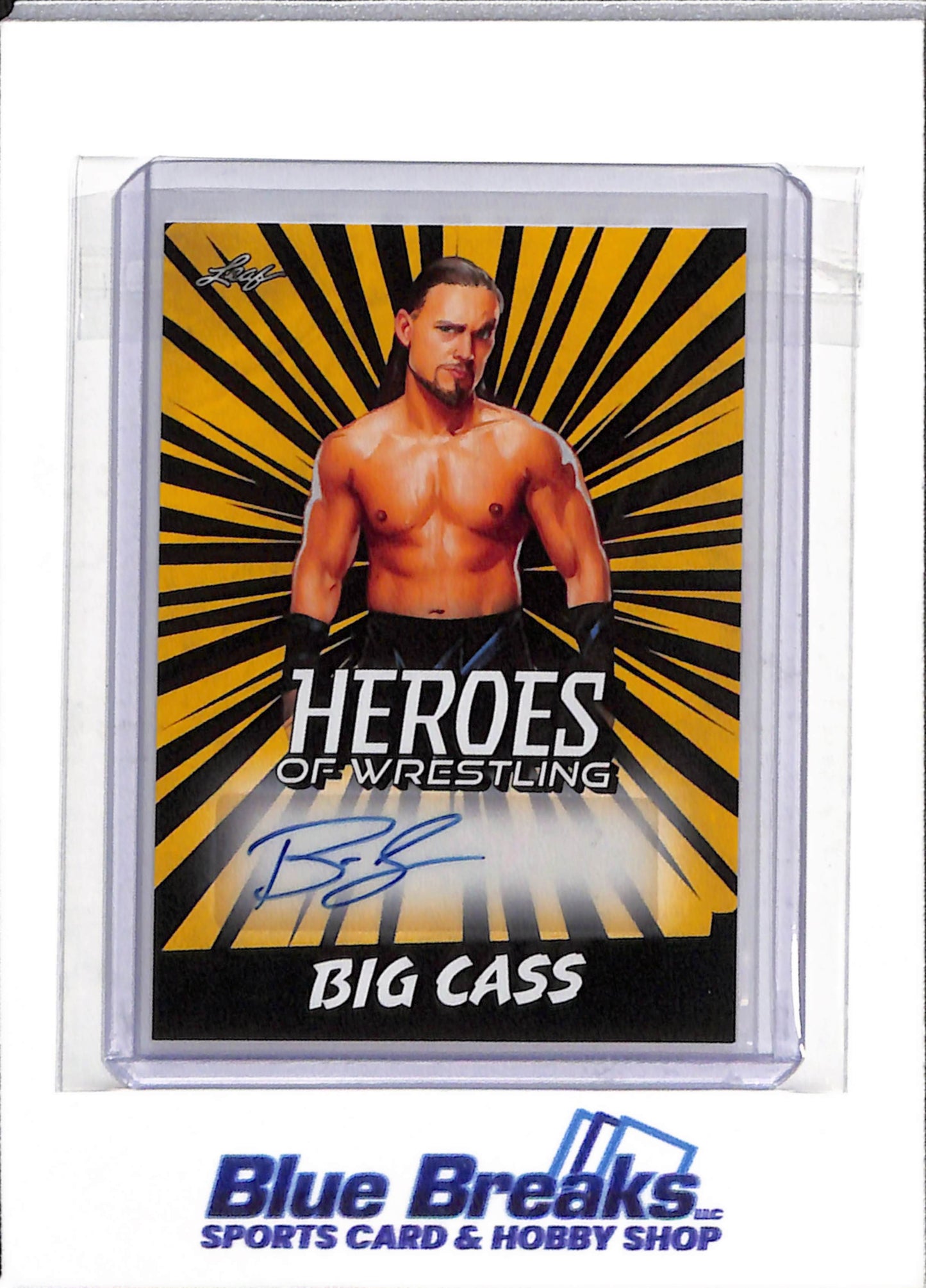 2023 Leaf - Heroes of Wrestling - Auto - Big Cass - #BA-BC1 - drop