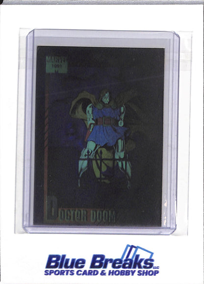 1991 Marvel - Super Villains - Hologram - Doctor Doom - #H-4 - drop