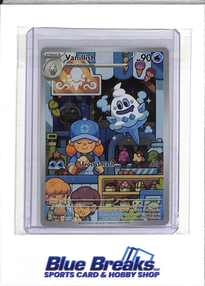 2023 Pokemon - Paradox Rift - Illustration Rare Holo - Vanillish - #190/182 - drop