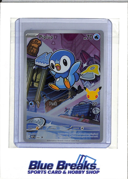 2026 Pokemon - Black Star Promo - Illustration Rare Holo - Piplup - #042 - drop