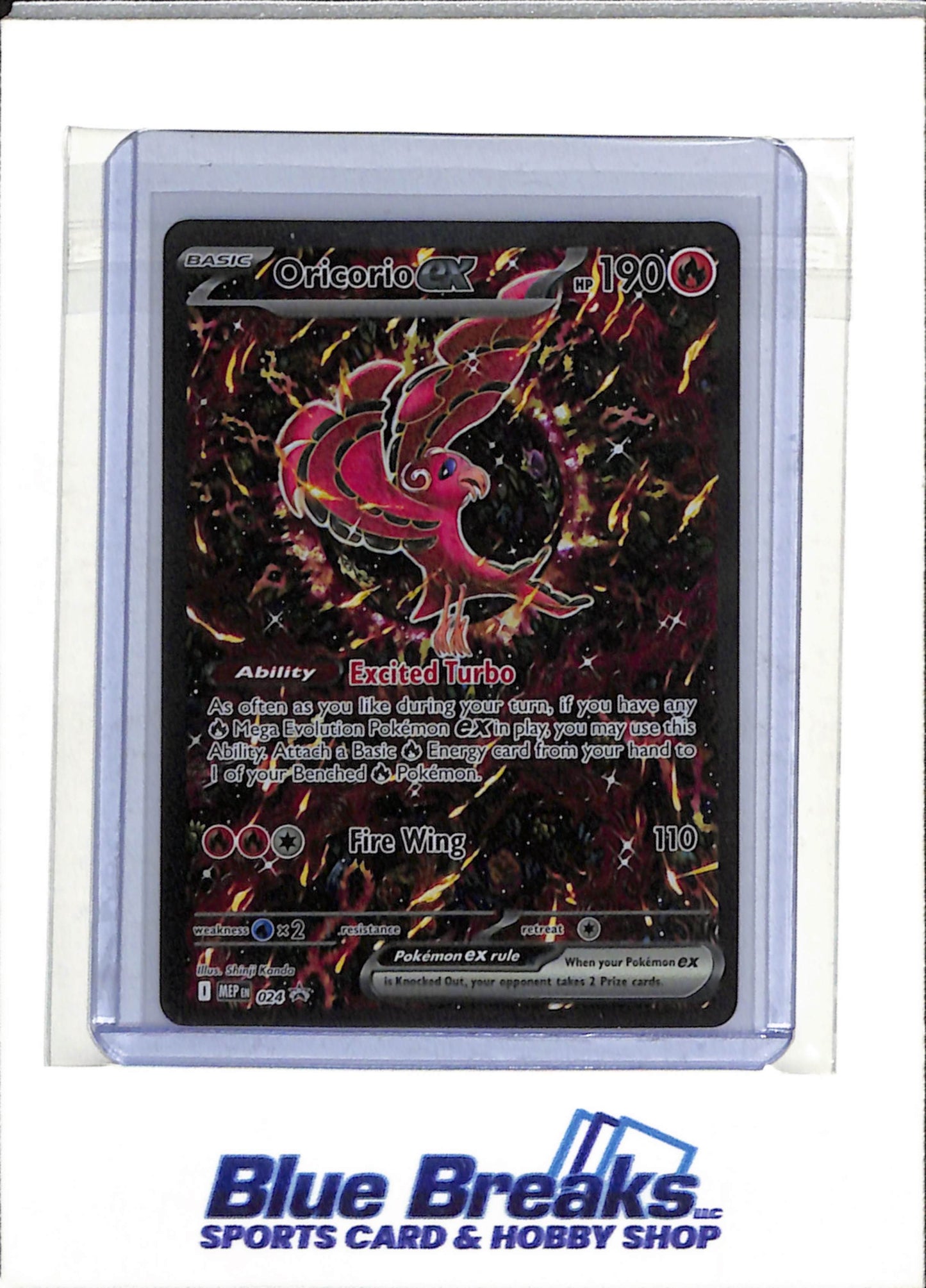 2025 Pokemon - Black Star Promo - Illustration Rare Foil - Oricorio ex - #024 - drop