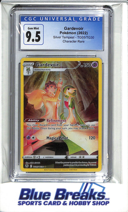2022 Pokemon - Silver Tempest - Character Rare Holo - Gardevoir - CGC9.5 - #TG05/TG30 - drop