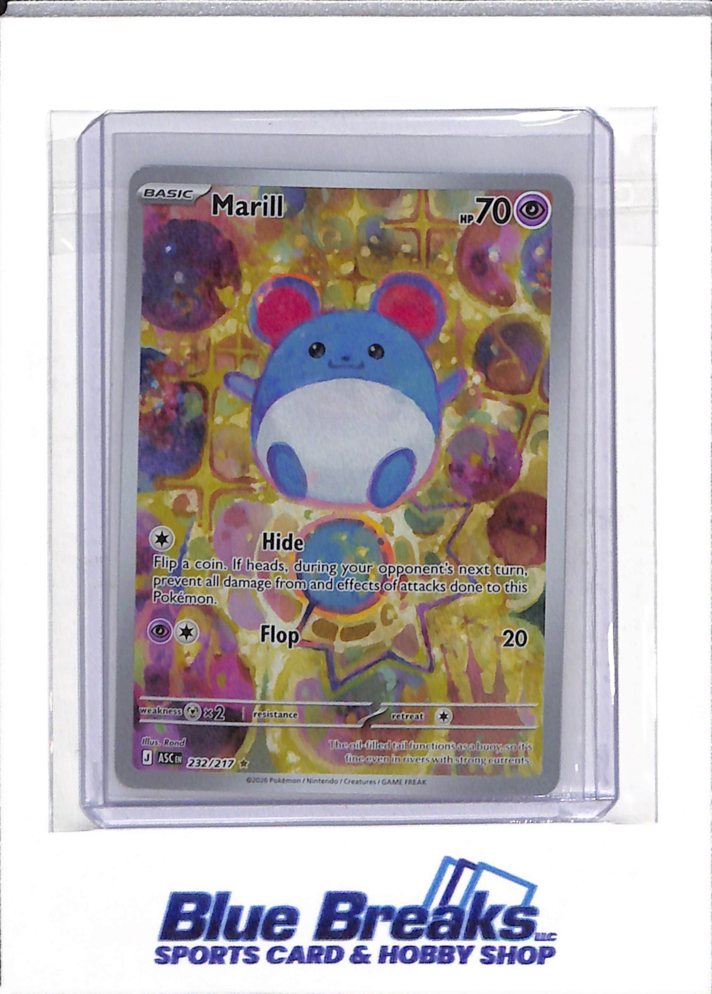 2026 Pokemon - Ascended Heroes - Holo - Marill - #232/217 - drop