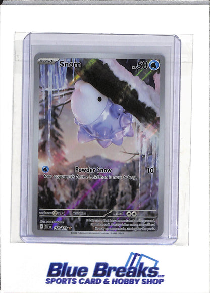2024 Pokemon - Temporal Forces - Illustration Rare Holo - Snom - #168/162 - drop