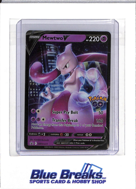 2022 Pokémon - Black Star Promo - Illustration Rare Holo - Mewtwo V - #SWSH233