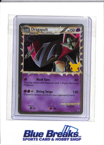 2021 Pokemon - Black Star Promo - 25th Anniversary - Special Illustration Foil - Dragapult - #SWSH132 - drop