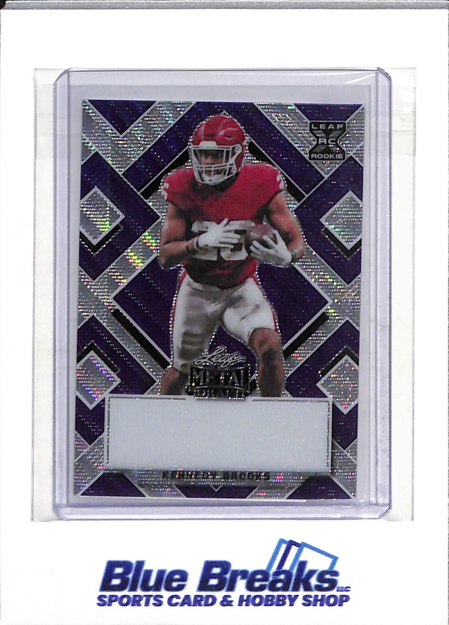 2022 Leaf - Metal Draft - Rookie card - Unsigned Proof - Purple - Kennedy Brooks - 1/1 - #A011908 - Football - Eagles - drop