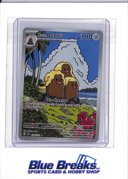 2024 Pokemon - Surging Sparks - Holo - Alolan Dugtrio - #208/191