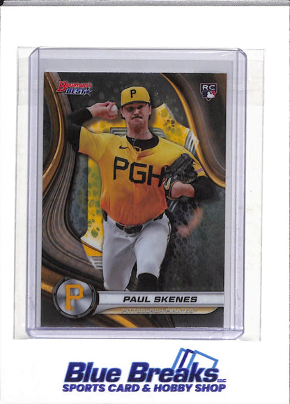 2024 Topps - Bowmans Best - Rookie Card - Paul Skenes - #53 - Baseball - Pirates - drop