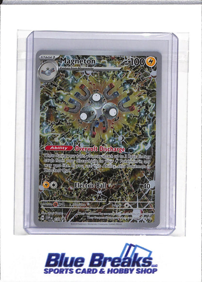 2024 Pokemon - Scarlet and Violet - Black Star Promo - Illustration Rare Holo - Magneton - #159 - drop