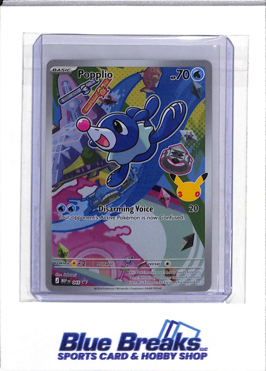 2026 Pokémon - First Partner - 30th Anniversary - Black Star Promo - Holo - Popplio - #045