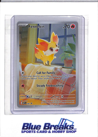 2026 Pokemon - Mega Evolution Promo - Black Star - Holo - Fennekin - #080 - drop