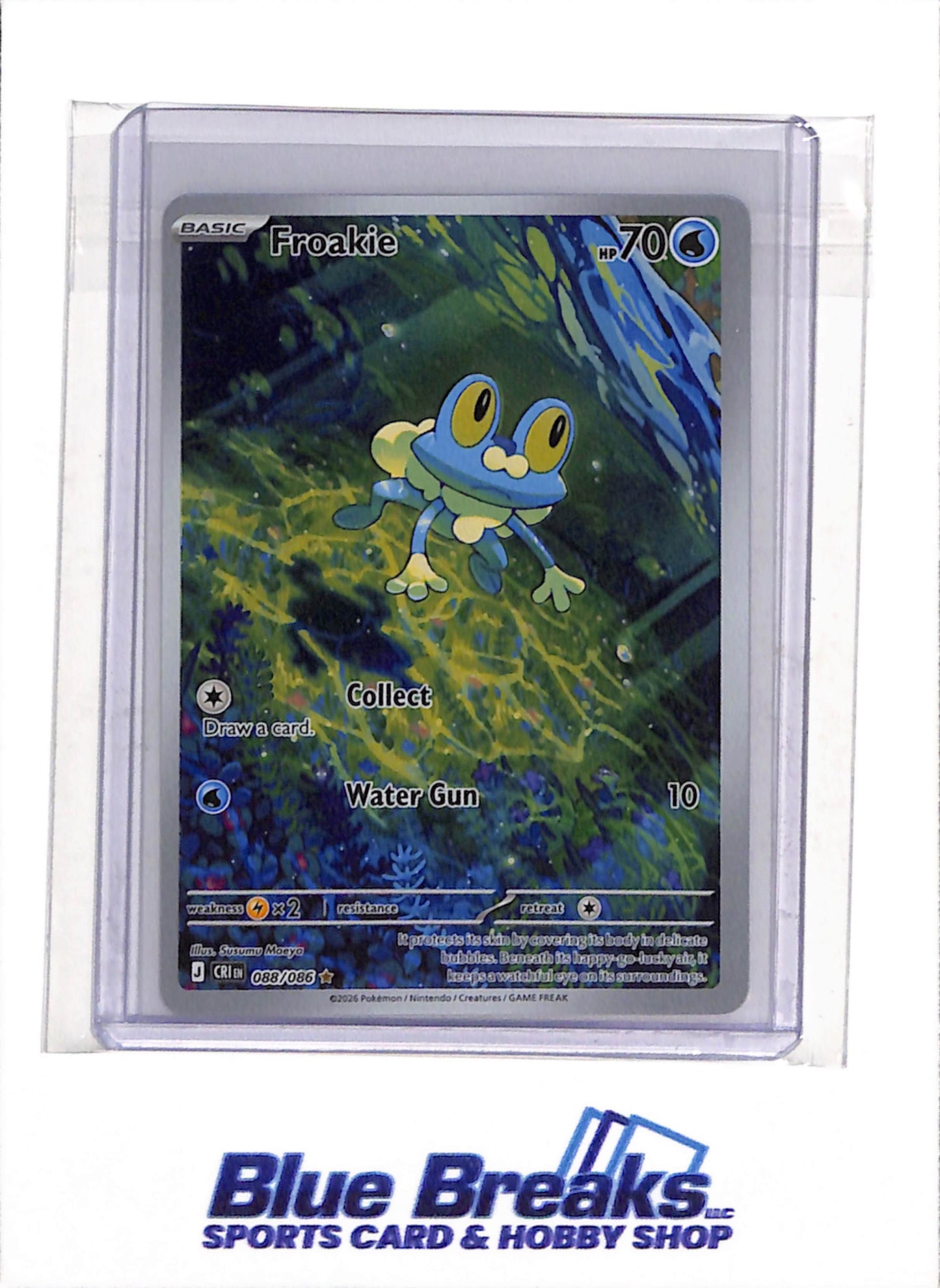 2026 Pokemon - Chaos Rising - Illustration Rare Holo - Froakie - #088/086 - drop